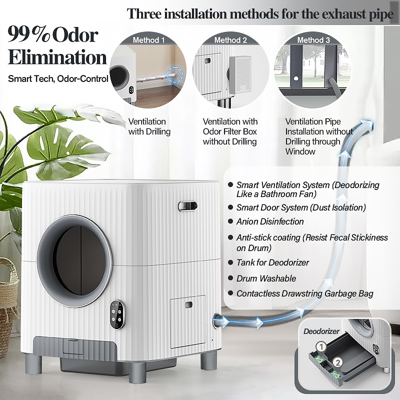 99% odor elimination